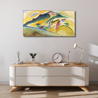 Foto leinwand Die Farben der Berglandschaft
