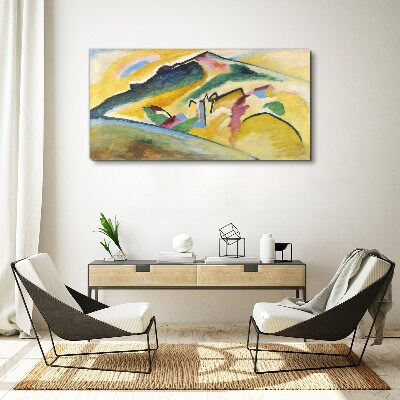 Foto leinwand Die Farben der Berglandschaft