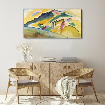 Foto leinwand Die Farben der Berglandschaft