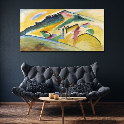 Foto leinwand Die Farben der Berglandschaft