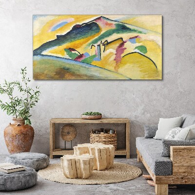 Foto leinwand Die Farben der Berglandschaft