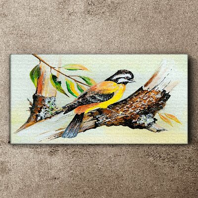 Foto auf leinwand Vogel auf einem Ast