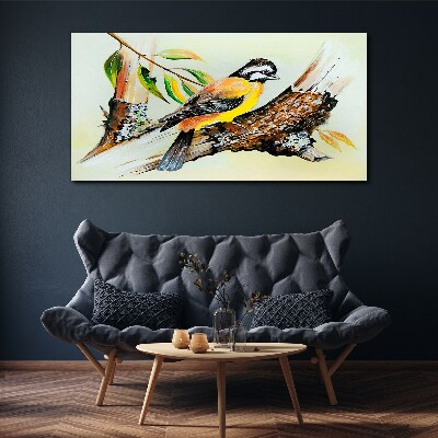 Foto auf leinwand Vogel auf einem Ast