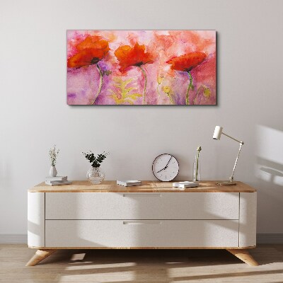Foto auf leinwand Ein floraler Traum in Rosatönen