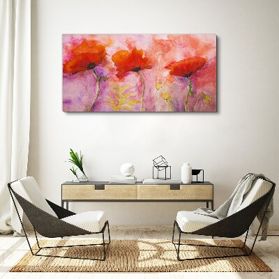 Foto auf leinwand Ein floraler Traum in Rosatönen
