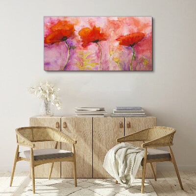 Foto auf leinwand Ein floraler Traum in Rosatönen