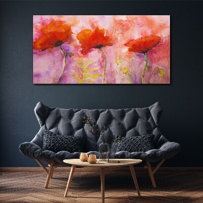 Foto auf leinwand Ein floraler Traum in Rosatönen