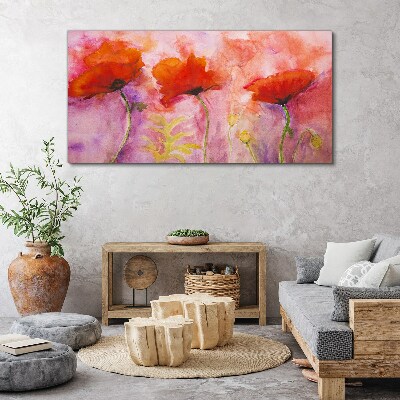 Foto auf leinwand Ein floraler Traum in Rosatönen