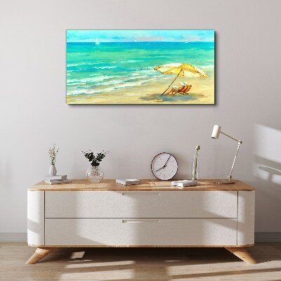 Wandbild Sommerferien am Meer
