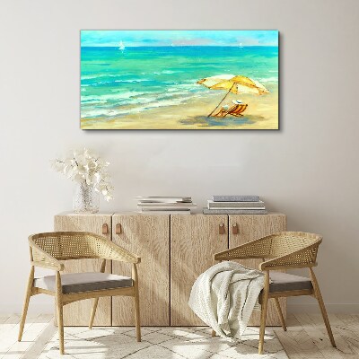 Wandbild Sommerferien am Meer
