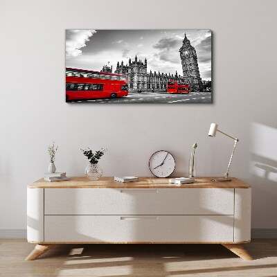 Foto auf leinwand Roter Bus in London