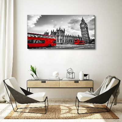 Foto auf leinwand Roter Bus in London