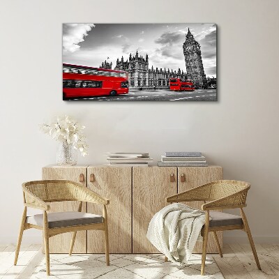 Foto auf leinwand Roter Bus in London