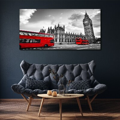 Foto auf leinwand Roter Bus in London