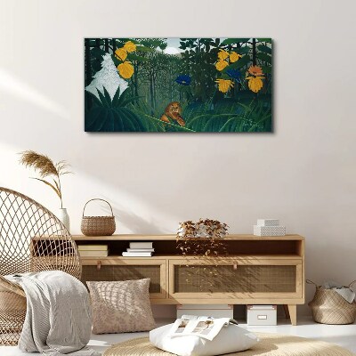 Foto auf leinwand Geheimnisvoller Wald mit wilder Natur