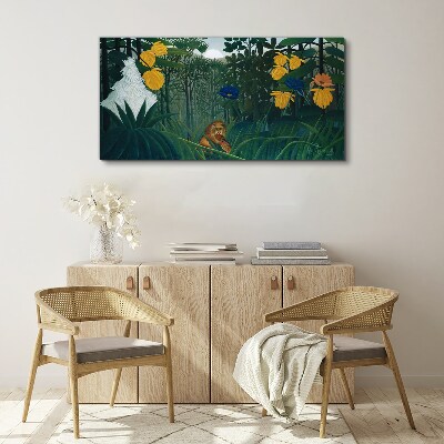 Foto auf leinwand Geheimnisvoller Wald mit wilder Natur