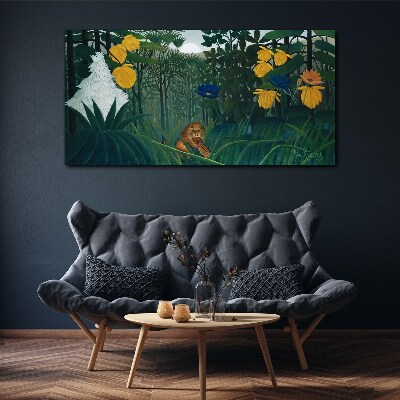 Foto auf leinwand Geheimnisvoller Wald mit wilder Natur