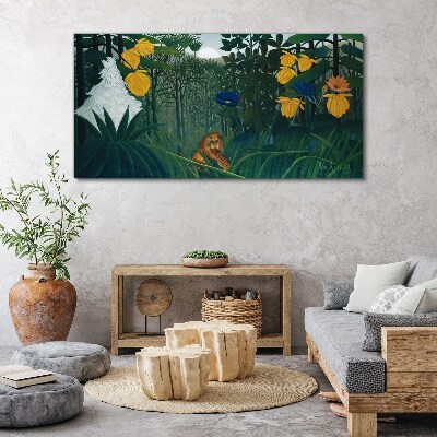 Foto auf leinwand Geheimnisvoller Wald mit wilder Natur