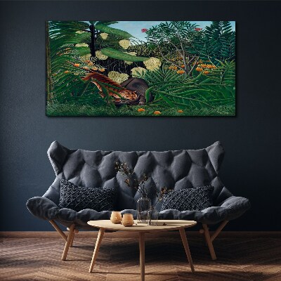 Foto auf leinwand Dschungel-Tiger-Obstbaum