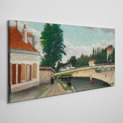 Foto auf leinwand Ein ruhiges Flussufer