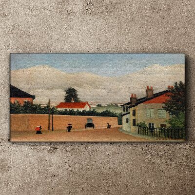 Foto auf leinwand Eine ruhige Straße in der Landschaft