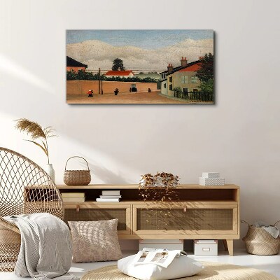 Foto auf leinwand Eine ruhige Straße in der Landschaft