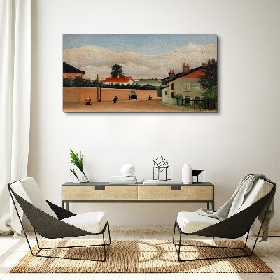 Foto auf leinwand Eine ruhige Straße in der Landschaft