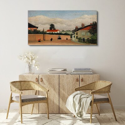 Foto auf leinwand Eine ruhige Straße in der Landschaft