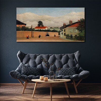 Foto auf leinwand Eine ruhige Straße in der Landschaft