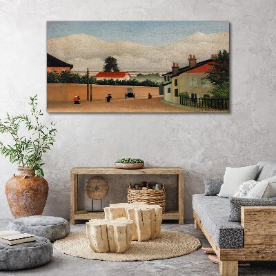 Foto auf leinwand Eine ruhige Straße in der Landschaft