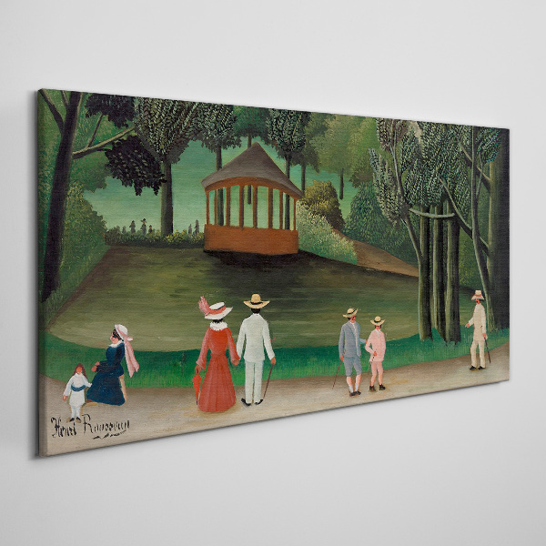 Foto auf leinwand Ein Spaziergang im Park