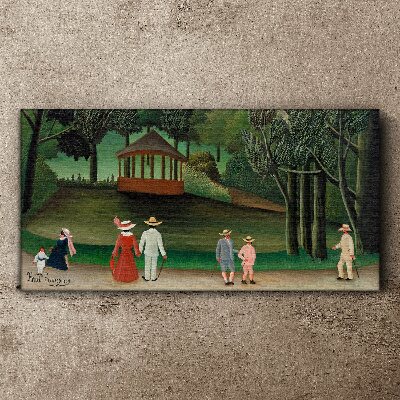 Foto auf leinwand Ein Spaziergang im Park