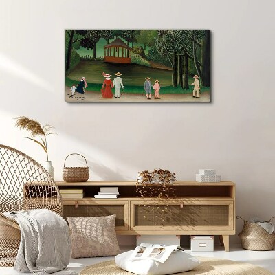 Foto auf leinwand Ein Spaziergang im Park