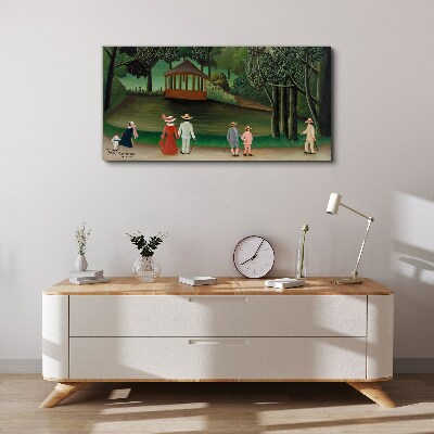 Foto auf leinwand Ein Spaziergang im Park