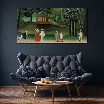 Foto auf leinwand Ein Spaziergang im Park