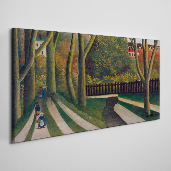 Foto auf leinwand Ein Spaziergang im Park