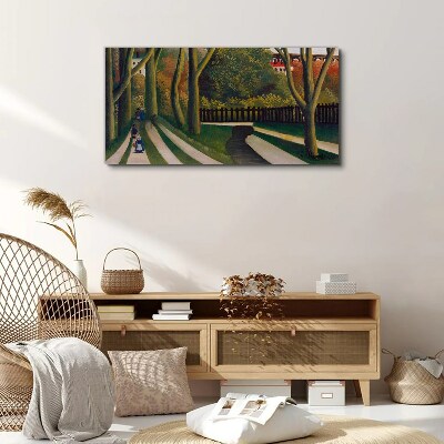 Foto auf leinwand Ein Spaziergang im Park