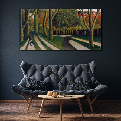 Foto auf leinwand Ein Spaziergang im Park
