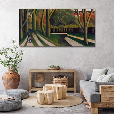 Foto auf leinwand Ein Spaziergang im Park