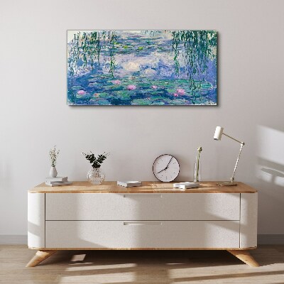 Bild auf leinwand Seerosen Monet