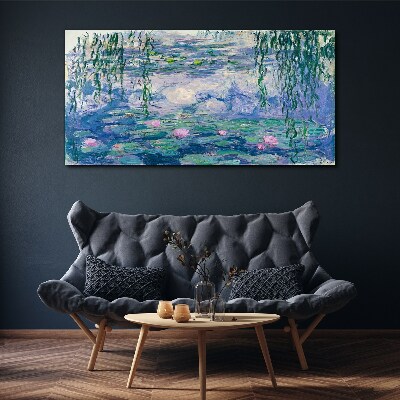 Bild auf leinwand Seerosen Monet