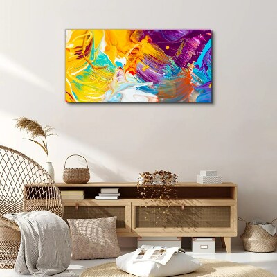 Foto auf leinwand Dynamische Farbexplosion