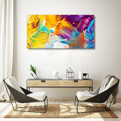Foto auf leinwand Dynamische Farbexplosion