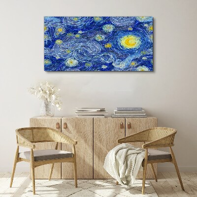 Foto auf leinwand Sternennacht