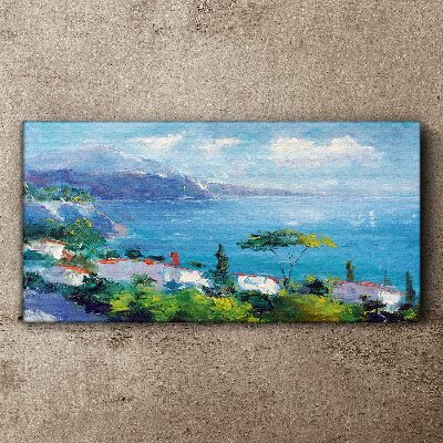 Foto auf leinwand Meereslandschaft in Blau
