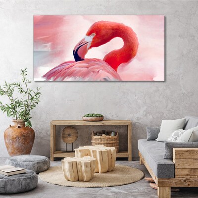 Bild auf leinwand Tiervogel Flamingo