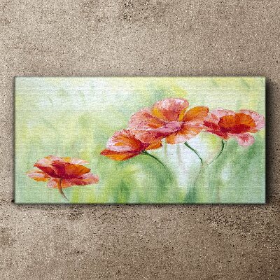 Foto auf leinwand Blumen in Pastelltönen