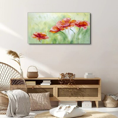 Foto auf leinwand Blumen in Pastelltönen