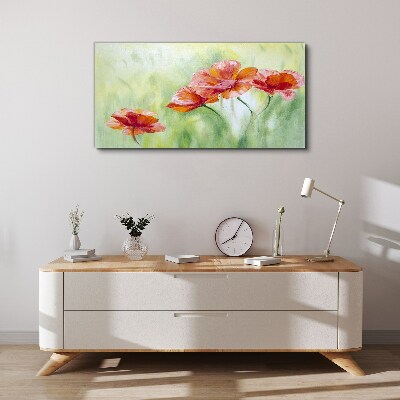 Foto auf leinwand Blumen in Pastelltönen