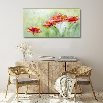 Foto auf leinwand Blumen in Pastelltönen